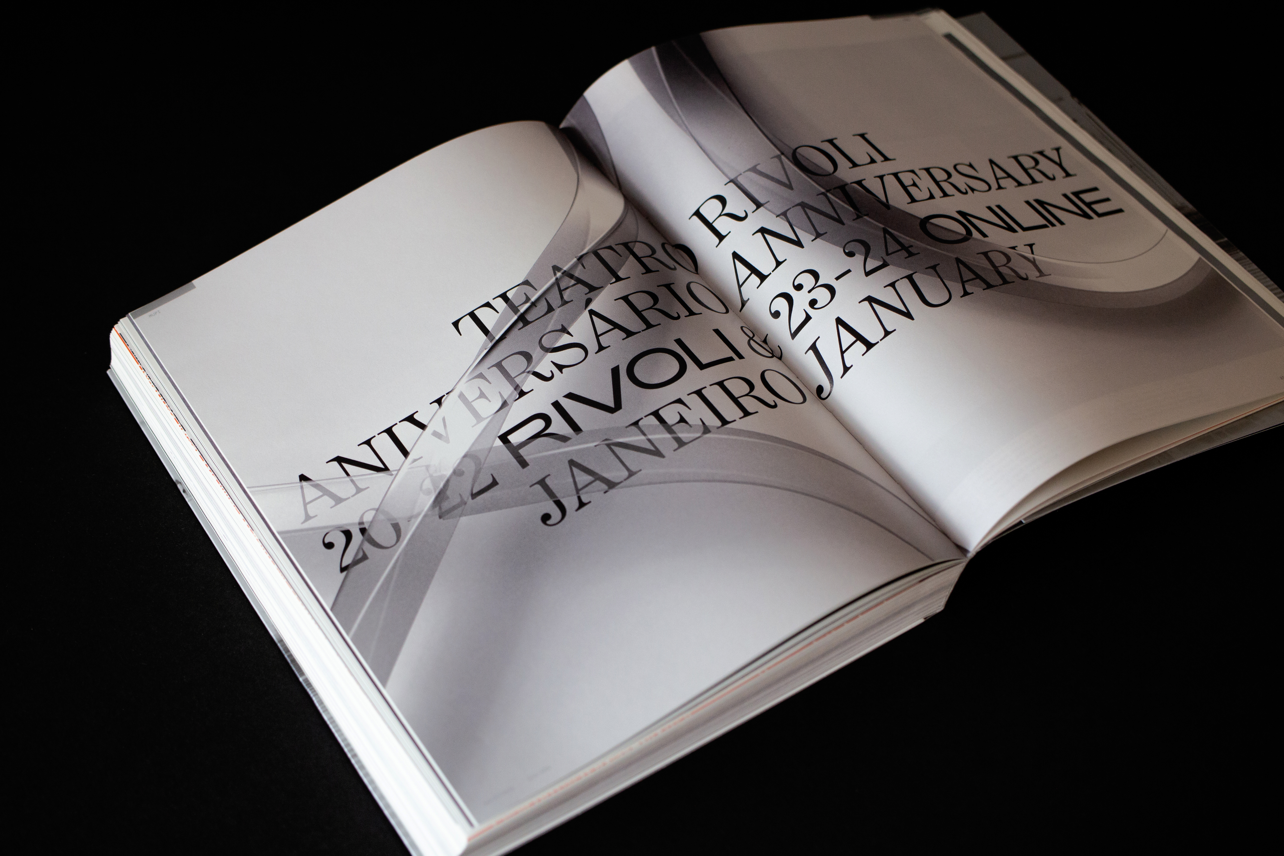 Graphic of a close up of a website depicting an Our Projects page with sample project names and dates.