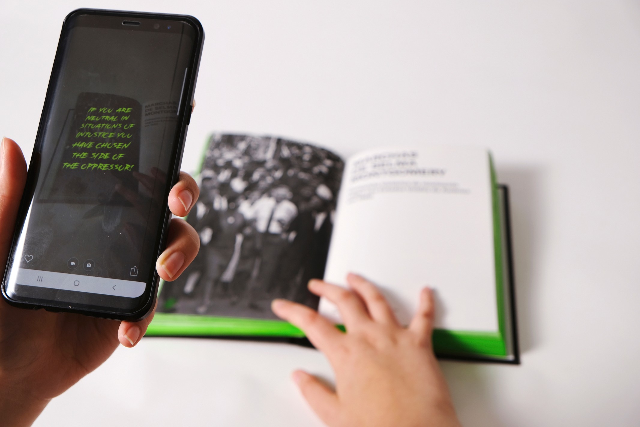 Anders brand wordmark in white placed on top of an image of a modern interior design.