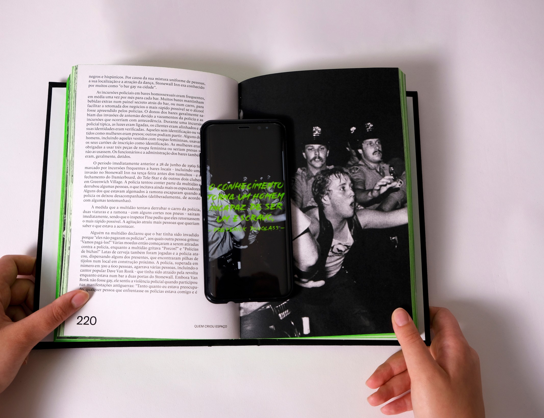 Anders brand wordmark in white placed on top of an image of a modern interior design.